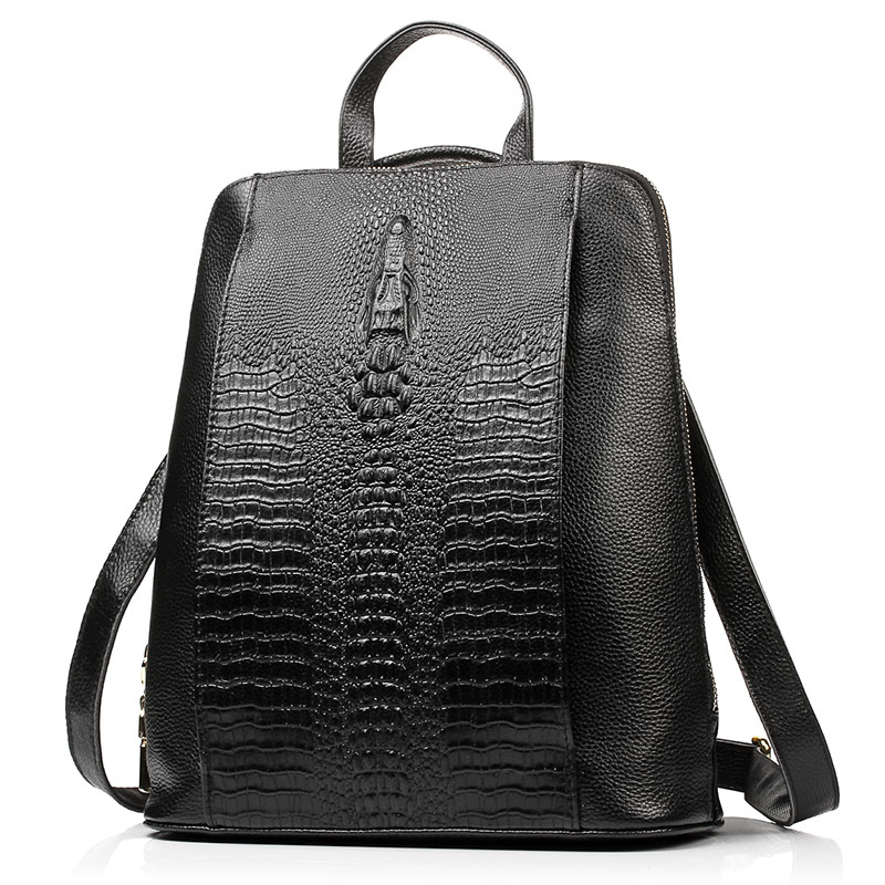 Zency Damen-Rucksack aus Kroko – Leather Work Bag Laptop Bewertung und Preis