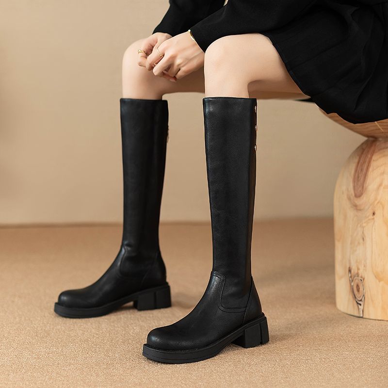 Herbst Winter Mittleren Absatz – Leather Work Boots Bewertung und Preis