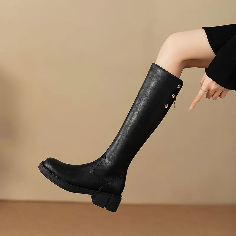 Herbst Winter Mittleren Absatz – Leather Work Boots Bewertung und Preis